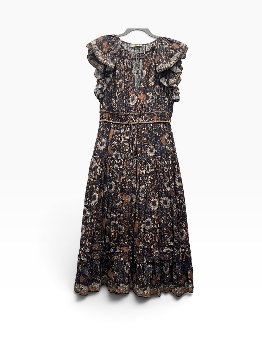Ulla  Johnson Analise Dress Size 2(Small) Color Obsidian Side Pockets Feminine